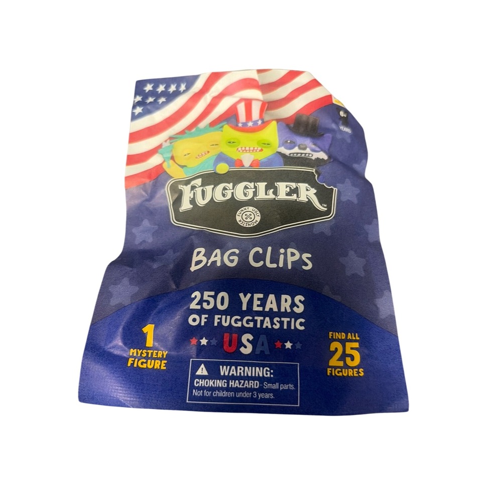 Fuggler Funny Ugly Monster Bag Clip 250 Years of Fuggtastic USA Mystery Bag